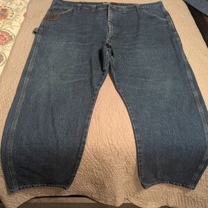 Wrangler Rigs Work Wear Relaxed Fit Denim Jeans for Men